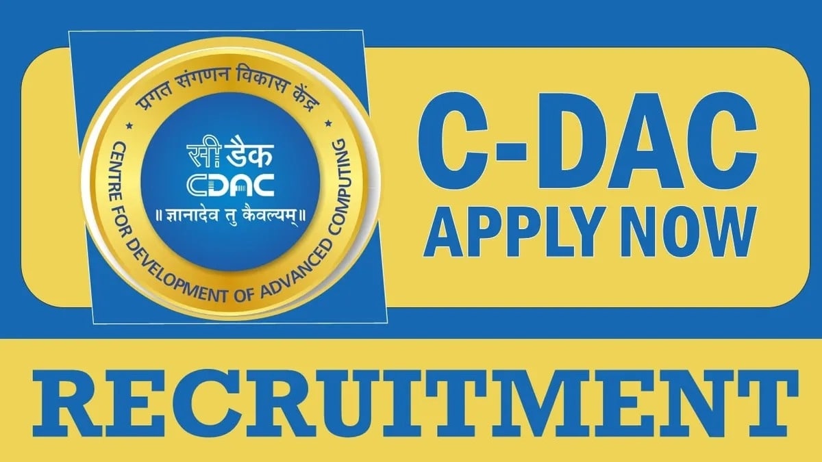 CDAC Recruitment 2024 मैनेजर के 15 पदों सहित अन्य पदों पर निकली भर्ती