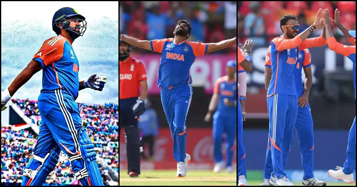 T20 World Cup 2024: रोहित और सूर्या की धमाकेदार पारी! अक्षर की शानदार गेंदबाजी से भारत फाइनल में...